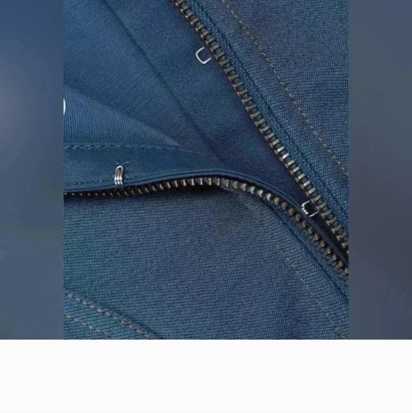 POPILUSH Shapewear Dress Denim Midi - Picture 2 of 7